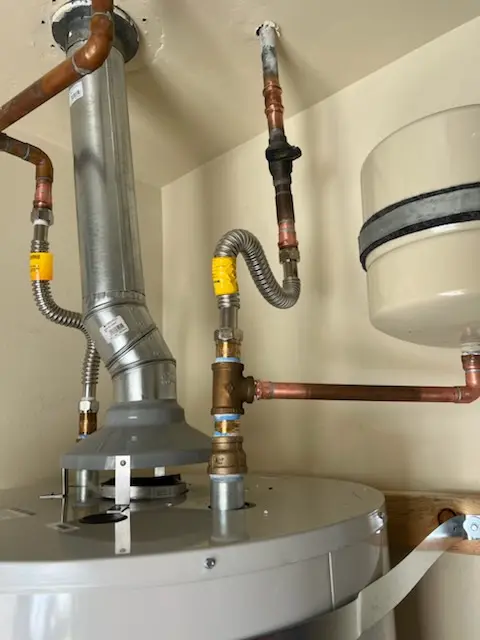 Water heater installation and plumbing repair in Southwick